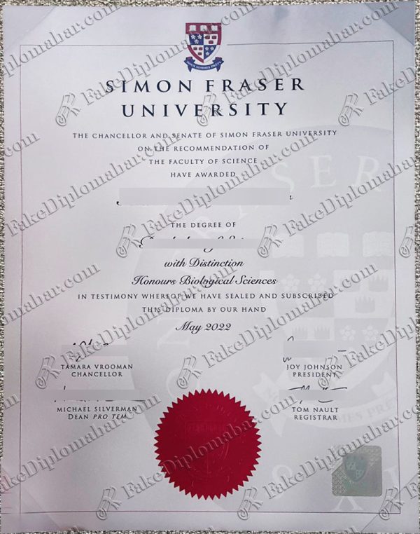 Simon Fraser degree