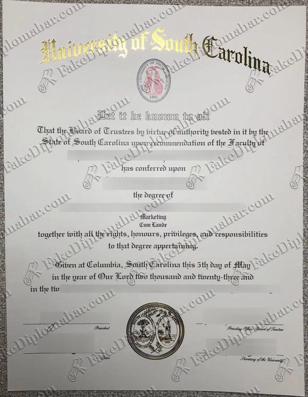 South_Carolina degree