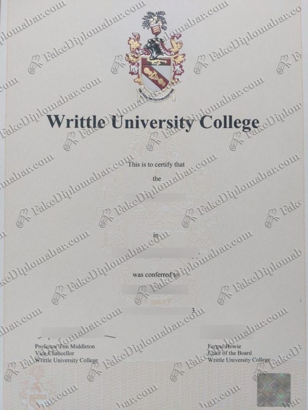 Writtle University College degree