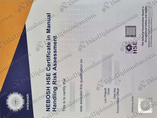 buy fake NEBOSH HSE Certificate