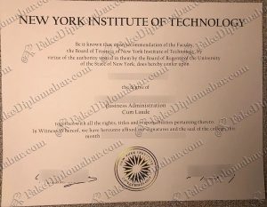 fake New York Institute of Technology degree