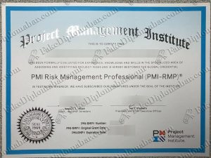 PMI-RMP certificate