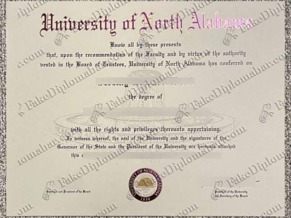 University of North Alabama degree