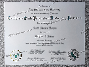 California State Polytechnic University-Pomona diploma, CPP Bachelor degree